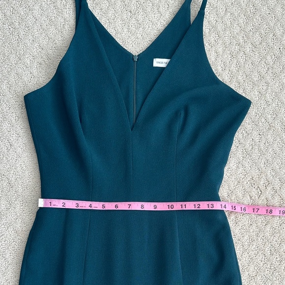 Dress The Population Iris Sleeveless Mermaid Gown New Pine L Holidays Formal - Picture 14 of 15